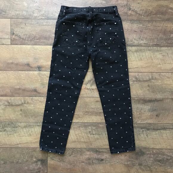 Current/Elliott Vintage High Waist Crop Slim Jeans - Picture 6 of 8